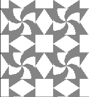 swirling star quilting templates