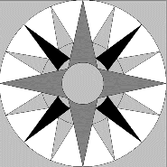 sunburst quilting templates