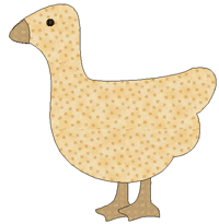 duck quilt template