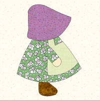 sunbonnet Sue quilt templates