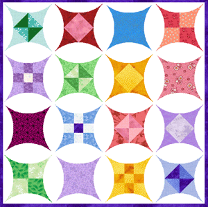 Rob Peter and Pay Paul acrylic quilt templates
